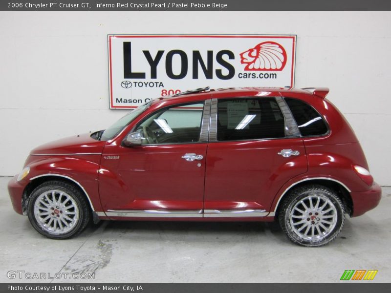 Inferno Red Crystal Pearl / Pastel Pebble Beige 2006 Chrysler PT Cruiser GT