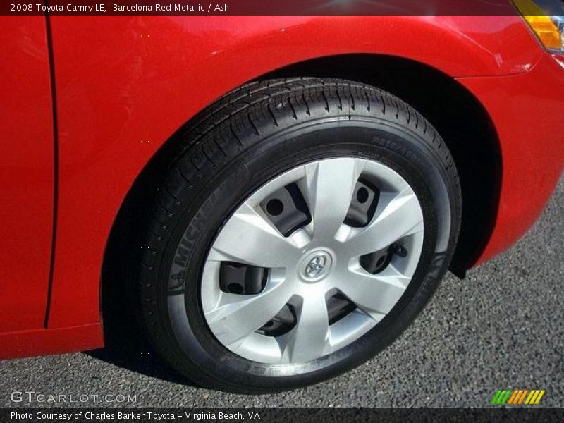 Barcelona Red Metallic / Ash 2008 Toyota Camry LE