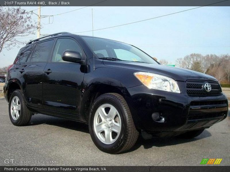 Black / Black 2007 Toyota RAV4 4WD