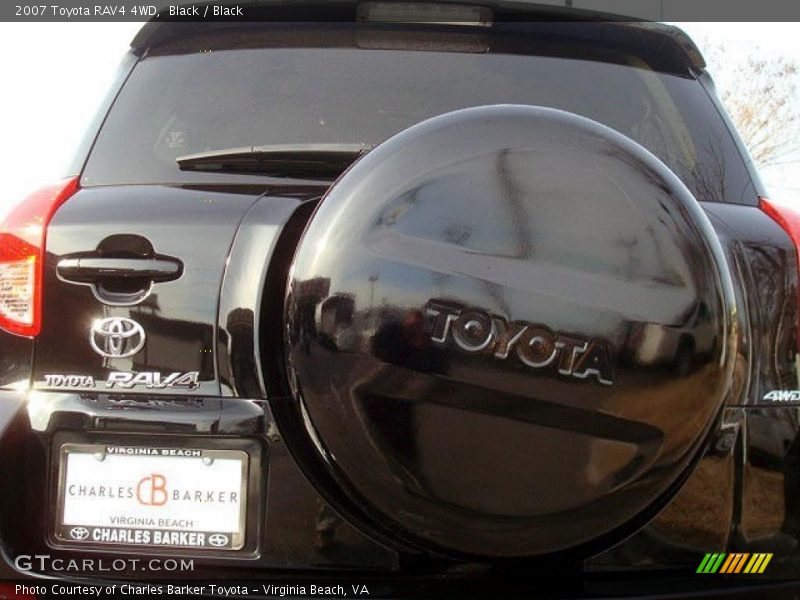 Black / Black 2007 Toyota RAV4 4WD