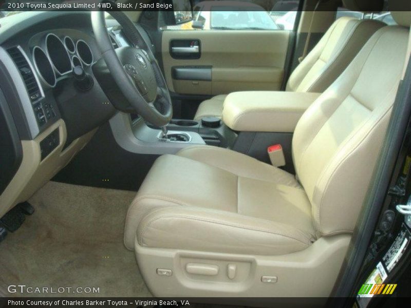  2010 Sequoia Limited 4WD Sand Beige Interior