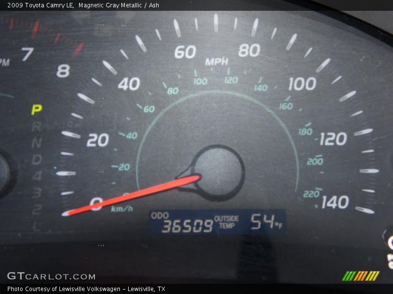 Magnetic Gray Metallic / Ash 2009 Toyota Camry LE