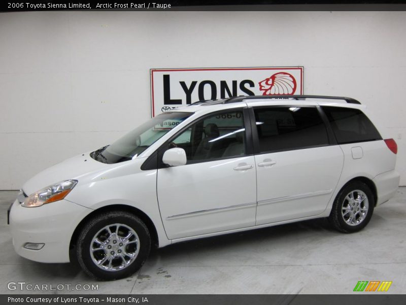 Arctic Frost Pearl / Taupe 2006 Toyota Sienna Limited
