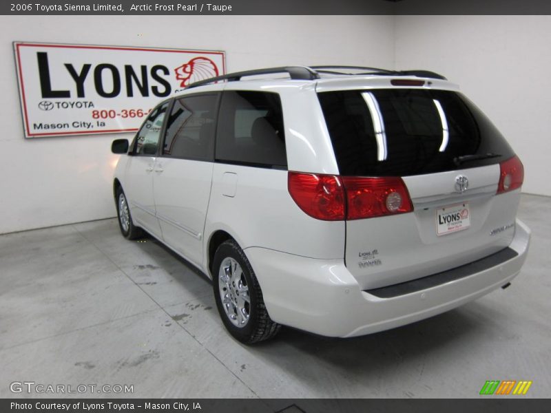 Arctic Frost Pearl / Taupe 2006 Toyota Sienna Limited