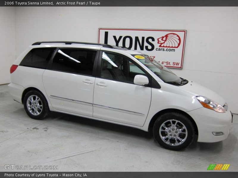 Arctic Frost Pearl / Taupe 2006 Toyota Sienna Limited