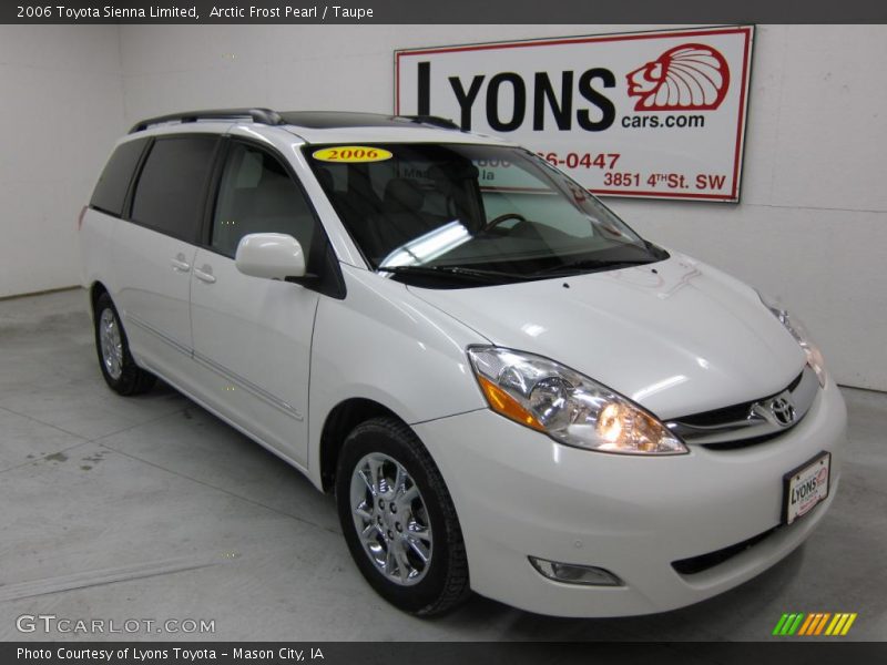 Arctic Frost Pearl / Taupe 2006 Toyota Sienna Limited