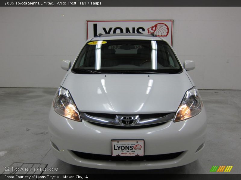 Arctic Frost Pearl / Taupe 2006 Toyota Sienna Limited