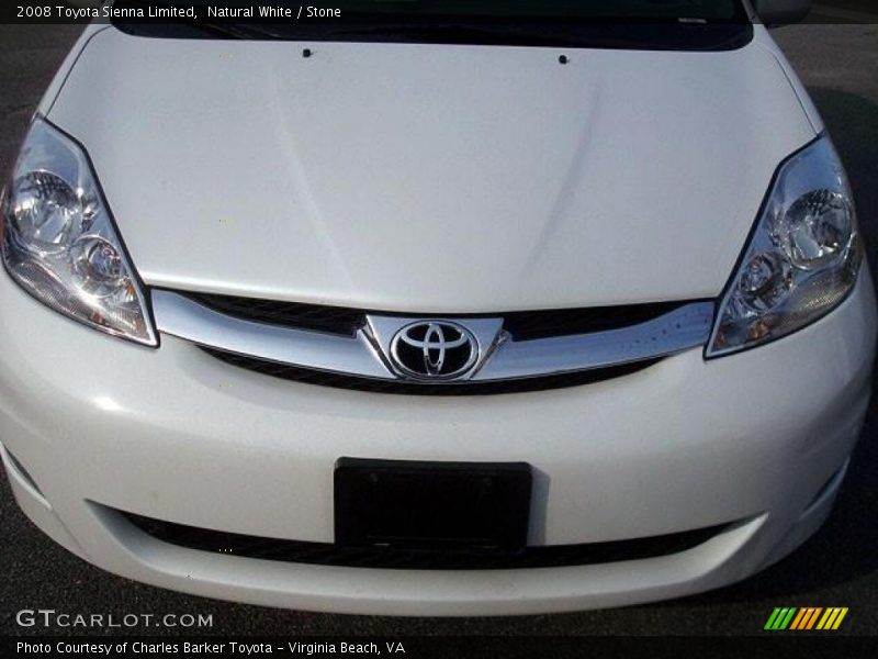 Natural White / Stone 2008 Toyota Sienna Limited
