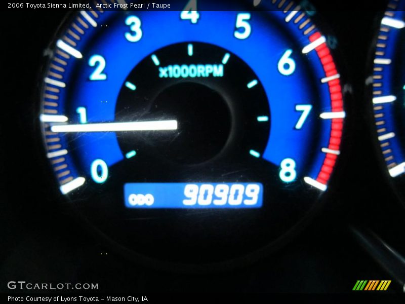 Arctic Frost Pearl / Taupe 2006 Toyota Sienna Limited