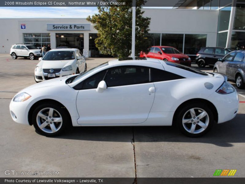 Northstar White / Dark Charcoal 2008 Mitsubishi Eclipse GS Coupe