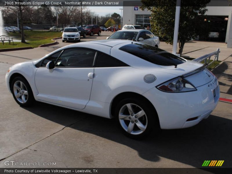 Northstar White / Dark Charcoal 2008 Mitsubishi Eclipse GS Coupe