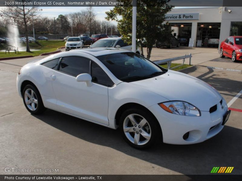 Northstar White / Dark Charcoal 2008 Mitsubishi Eclipse GS Coupe