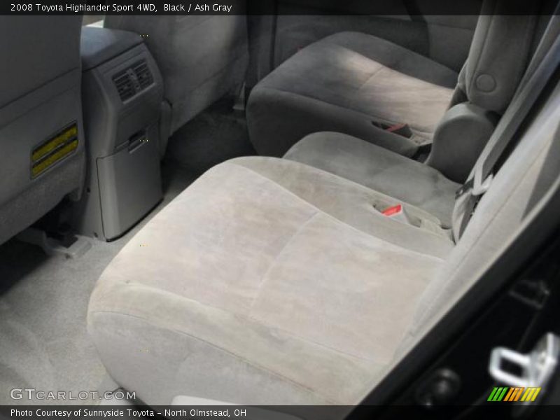 Black / Ash Gray 2008 Toyota Highlander Sport 4WD