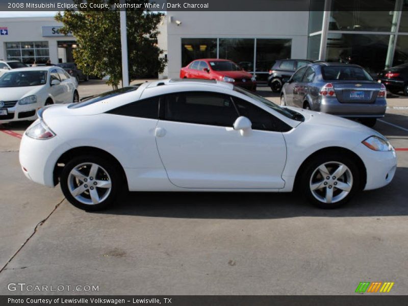 Northstar White / Dark Charcoal 2008 Mitsubishi Eclipse GS Coupe