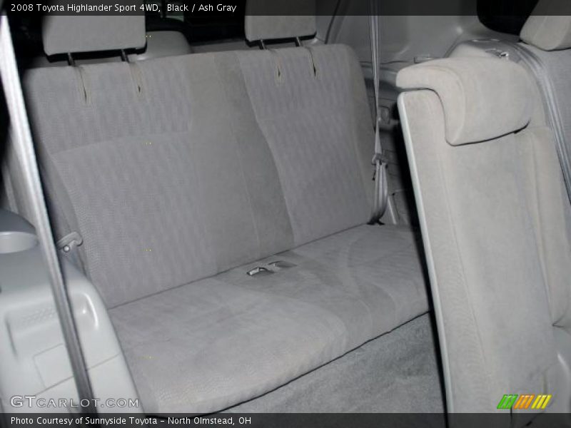 Black / Ash Gray 2008 Toyota Highlander Sport 4WD