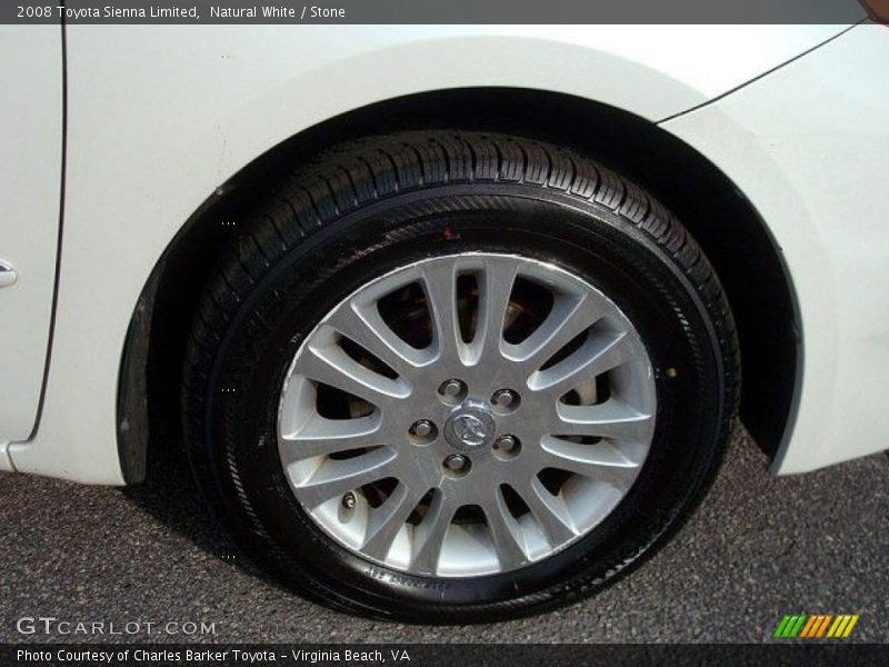 Natural White / Stone 2008 Toyota Sienna Limited