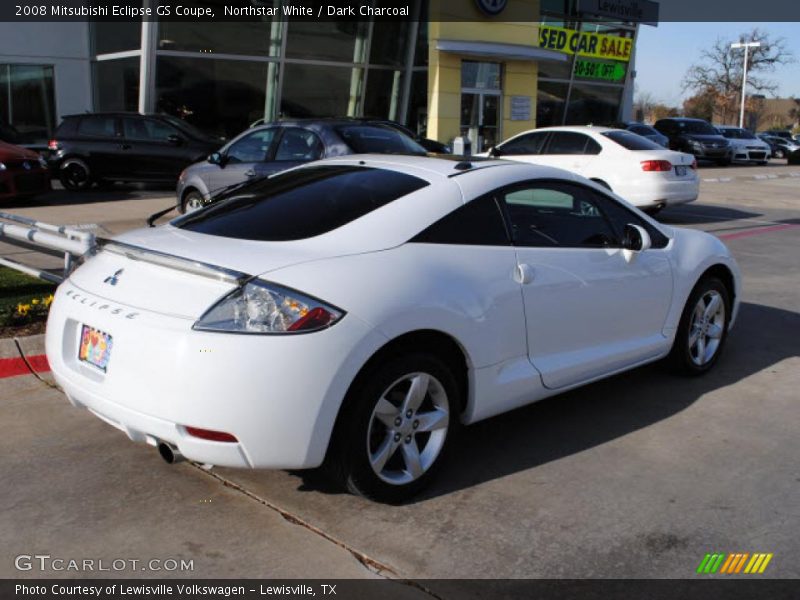 Northstar White / Dark Charcoal 2008 Mitsubishi Eclipse GS Coupe