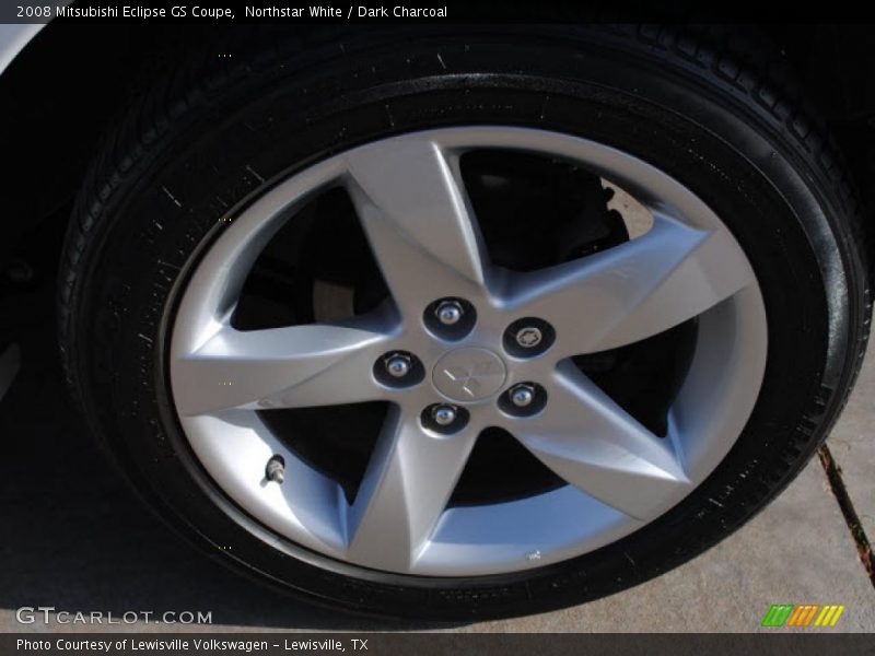 Northstar White / Dark Charcoal 2008 Mitsubishi Eclipse GS Coupe