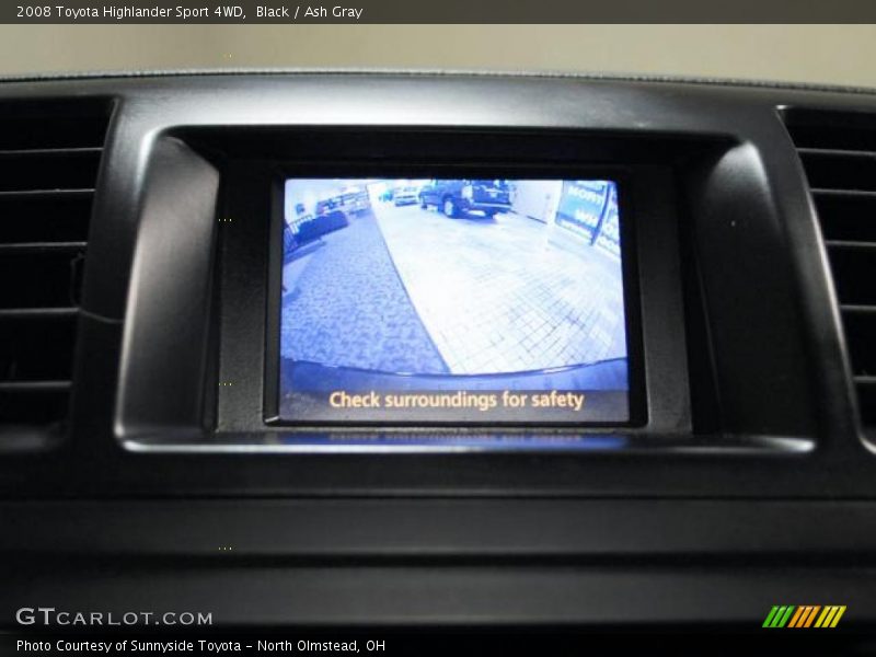 Black / Ash Gray 2008 Toyota Highlander Sport 4WD