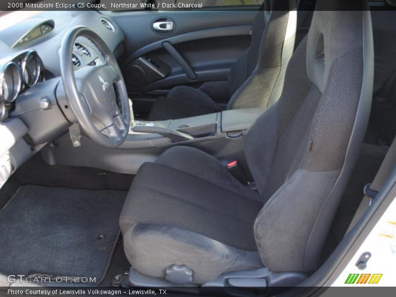 Northstar White / Dark Charcoal 2008 Mitsubishi Eclipse GS Coupe