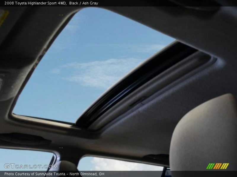 Black / Ash Gray 2008 Toyota Highlander Sport 4WD