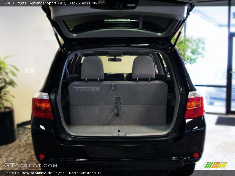 Black / Ash Gray 2008 Toyota Highlander Sport 4WD