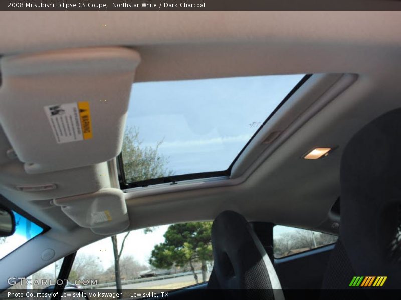 Northstar White / Dark Charcoal 2008 Mitsubishi Eclipse GS Coupe