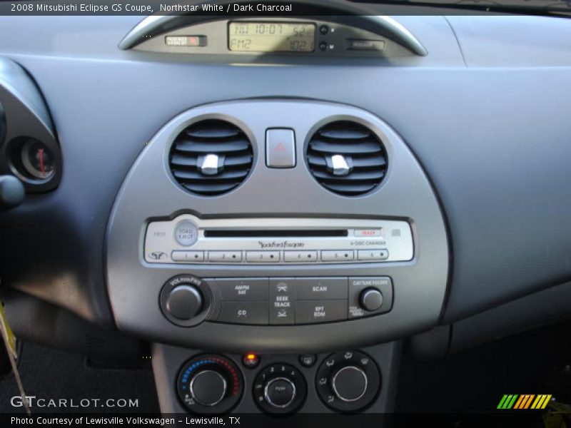 Northstar White / Dark Charcoal 2008 Mitsubishi Eclipse GS Coupe