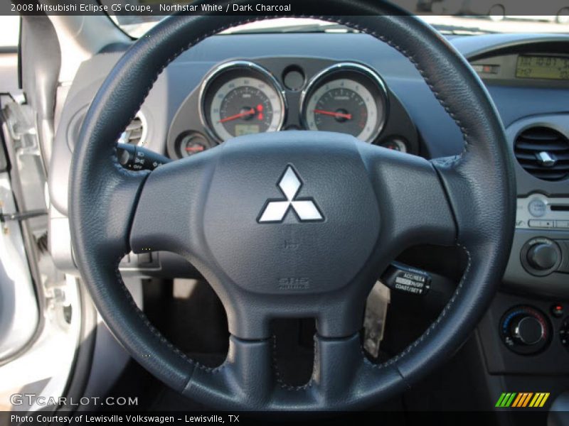 Northstar White / Dark Charcoal 2008 Mitsubishi Eclipse GS Coupe