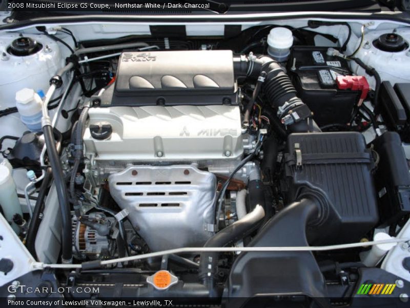 Northstar White / Dark Charcoal 2008 Mitsubishi Eclipse GS Coupe