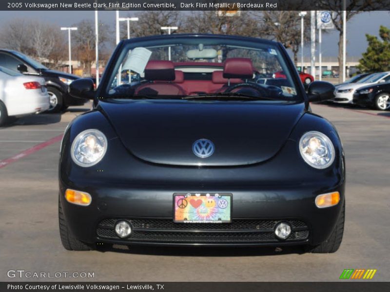 Dark Flint Metallic / Bordeaux Red 2005 Volkswagen New Beetle Dark Flint Edition Convertible