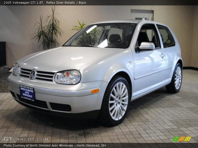 Reflex Silver Metallic / Black 2005 Volkswagen GTI 1.8T