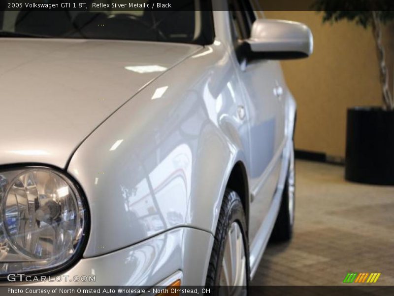 Reflex Silver Metallic / Black 2005 Volkswagen GTI 1.8T