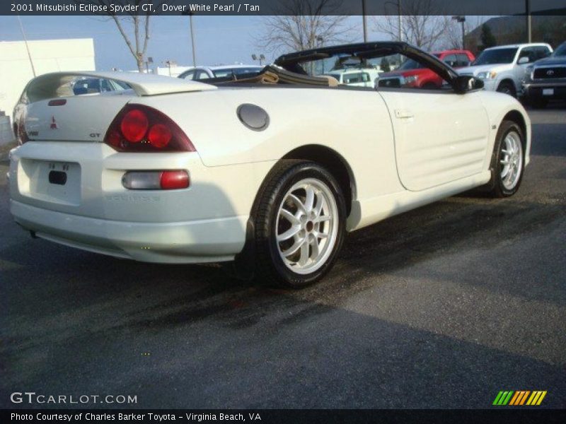 Dover White Pearl / Tan 2001 Mitsubishi Eclipse Spyder GT