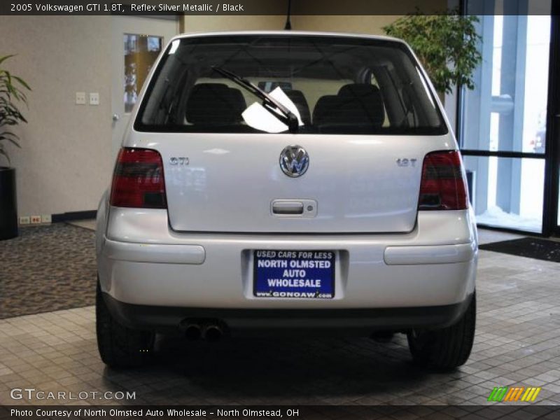 Reflex Silver Metallic / Black 2005 Volkswagen GTI 1.8T