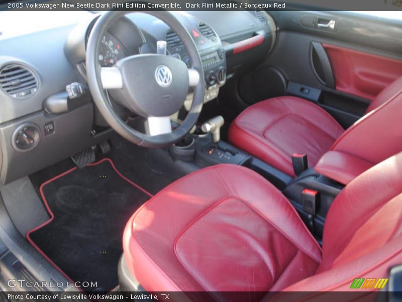  2005 New Beetle Dark Flint Edition Convertible Bordeaux Red Interior
