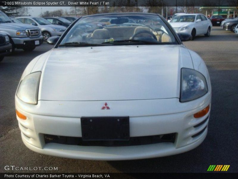 Dover White Pearl / Tan 2001 Mitsubishi Eclipse Spyder GT