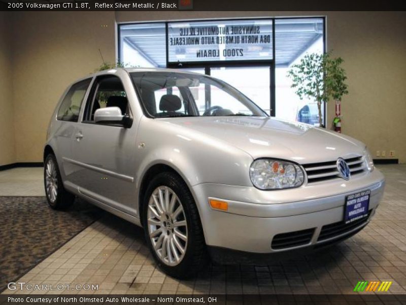 Reflex Silver Metallic / Black 2005 Volkswagen GTI 1.8T