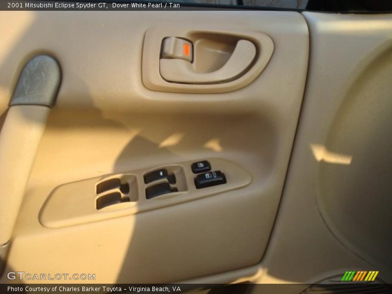 Dover White Pearl / Tan 2001 Mitsubishi Eclipse Spyder GT