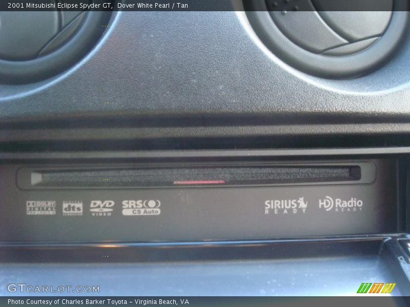 Dover White Pearl / Tan 2001 Mitsubishi Eclipse Spyder GT