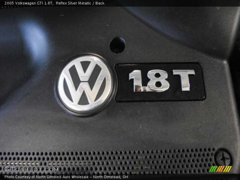 Reflex Silver Metallic / Black 2005 Volkswagen GTI 1.8T