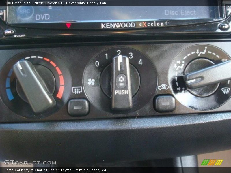 Controls of 2001 Eclipse Spyder GT