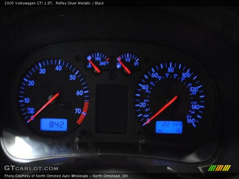 Reflex Silver Metallic / Black 2005 Volkswagen GTI 1.8T