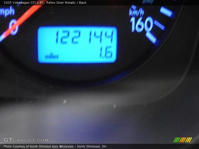 Reflex Silver Metallic / Black 2005 Volkswagen GTI 1.8T