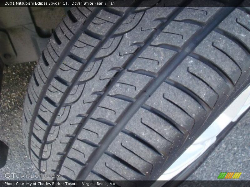 Dover White Pearl / Tan 2001 Mitsubishi Eclipse Spyder GT