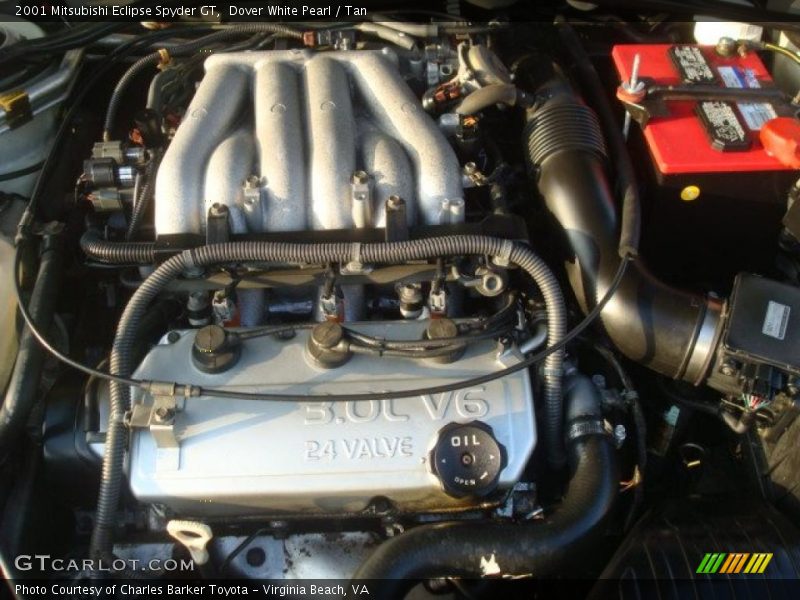 2001 Eclipse Spyder GT Engine - 3.0 liter SOHC 24-Valve V6