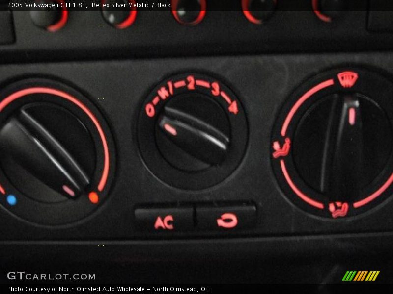 Reflex Silver Metallic / Black 2005 Volkswagen GTI 1.8T