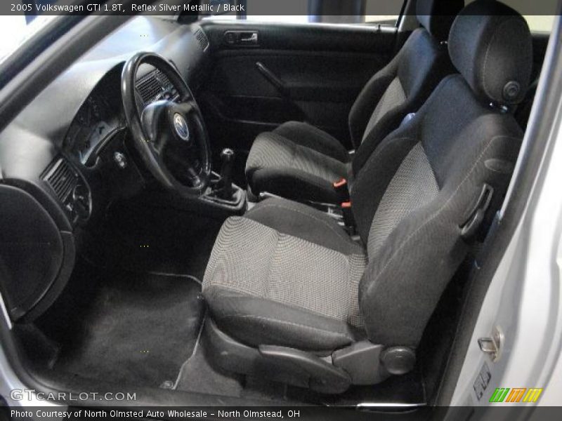 Reflex Silver Metallic / Black 2005 Volkswagen GTI 1.8T