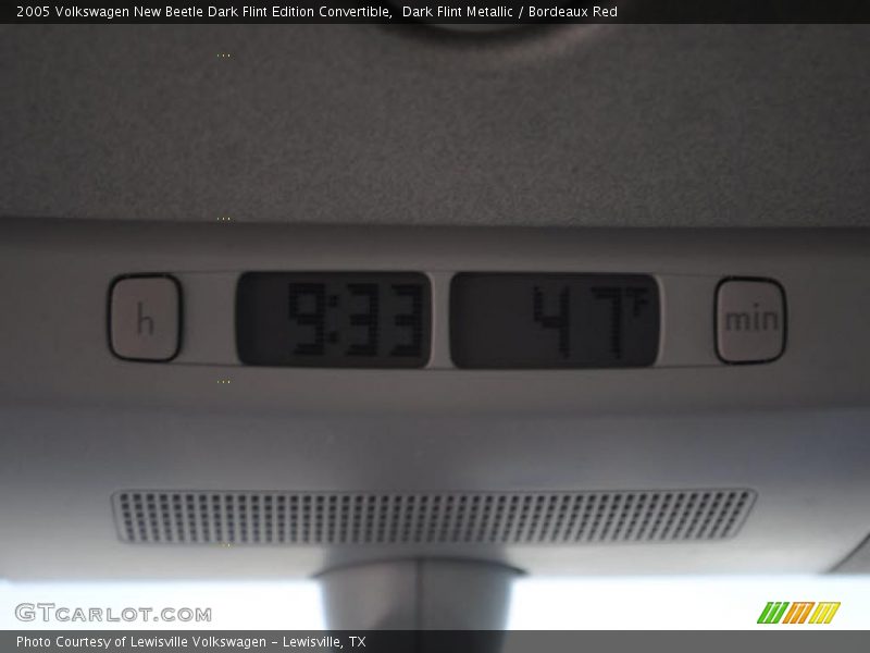 Dark Flint Metallic / Bordeaux Red 2005 Volkswagen New Beetle Dark Flint Edition Convertible