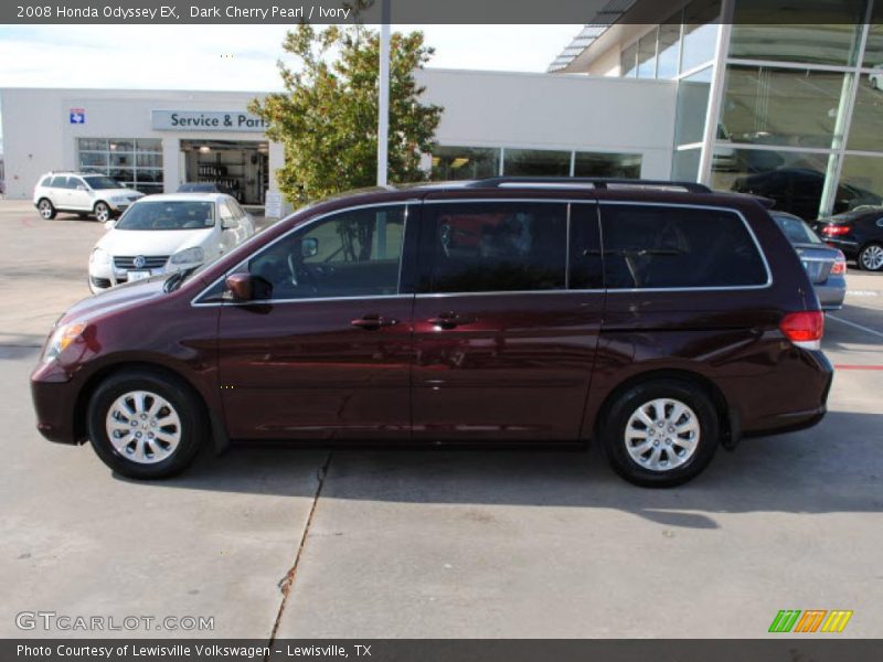 Dark Cherry Pearl / Ivory 2008 Honda Odyssey EX
